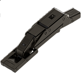 BLUM CLIP TOP CRISTALLO 110° na sklo nal, polo, vlož BLUMOTION ONYX ČERNÝ