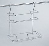 nosič rolí papíru třístupňový - chrom