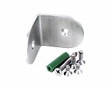 Kování pro WC boxy - nerez - L - držák - bok/bok
