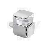 Podpěrka na sklo kov E410 4-10mm zaklapávací 