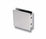 SISO Konzola pro sprchové kouty Bern sklo/stěna 180° Kartáčovaná ocel