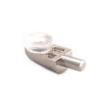 Podpěrka na sklo kov - nylon s přísavkou 18x12x12 rovná