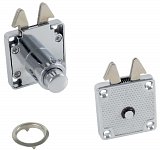 SISO zámek roletový 855 22mm tlačítkový Cr