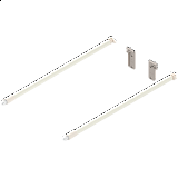 BLUM reling podélný do 500mm bílý dřevo/dřevo