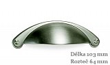 úchytka 1761-103 ZN27 64mm ušlechtilá ocel mat