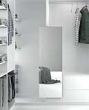 Plnovýsuvné zrcadlo, 480x50x596 mm, hliník eloxovaný