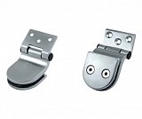 SISO Závěs pro saunové dveře typ Suomi  Kartáčovaná ocel