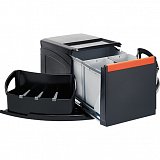 FRANKE odpadkový koš Cube rohový 1×18l, 2×8l + 2 Postranní koše