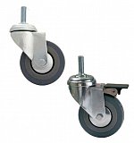 kolečko zátěžové otočné 75 mm se šroubem M10x30mm + brzda