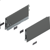 BLUM MERIVOBOX Bočnice "K" L+P 550 orion šedá mat