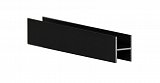 GEP H-profil tenký Al, 10mm, 280cm, ČERNÁ