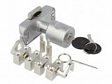 SISO Samostatný třícestný nábytkový zámek typ 924 s knobkou