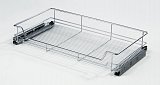 Koš GEP+ výsuvný bez úchytu na dvířka 600mm s tlumením chrom