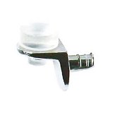 Podpěrka na sklo kov - nylon s přísavkou 15,5x11,5x15,5 úhlová