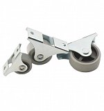 SISO kolečko nábytkové 25mm pevné pogumované