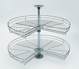 Karusel 270°, prům. 820/790x700-750 mm, chrom