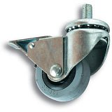 kolečko otočné 50mm šroub dvouřadé+brzda