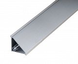 těsnící profil na pracovní desky L230 - nerez broušený 4m