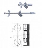 spojovací šroub na pracovní desky M6x150mm