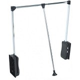 Výklopný věšák LEVEL 45/63cm černá+chrom