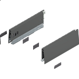 BLUM MERIVOBOX Bočnice "M" L+P 550 orion šedá mat