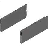 BLUM MERIVOBOX BOXCAP, 400mm, výška E, P+L, Orion šedá