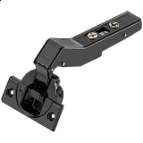 BLUM CLIP TOP 110° závěs NA VRUT +45° II naložený BLUMOTION ČERNÁ ONYX