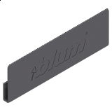 BLUM MERIVOBOX Krytka bočnice vnější Orion šedá s vyraž. BLUM