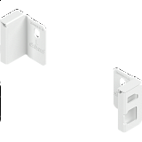 BLUM MERIVOBOX Držák zad "N" L+P hedvábně bílá mat