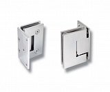 SISO závěs sprchový TEX II NEREZ 90° stěna/sklo Kartáčovaná ocel