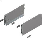 BLUM MERIVOBOX Bočnice "K" L+P 400 indium šedá mat