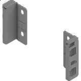 BLUM MERIVOBOX Držák zad "M" L+P Indium šedá matná