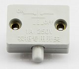 Spínač mechanický pro barové dveře - bílý 1A