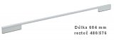 úchytka 2110 Al1 hliník 480/576mm