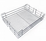 Koš KOMFORT pro potravinovou skříň, 300, drátěný, chrom