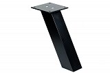 Barová konzola šikmá 50x50x210 ČERNÁ MATNÁ