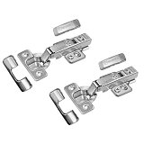 závěs KLIPOVÝ, VRUT, 3D,naložený, s dotlumením sada 2ks