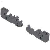 BLUM MOVENTO Seřízení a nastavení hloubky pro spojku MOVENTO, pravá+levá