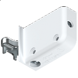 BLUM Závěsné kování, pravá, k našroubování bílá