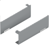 BLUM AVENTOS top set krytek pro HF/HS/HL, levá/pravá, světle šedá