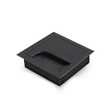 kabelová průchodka 80x80mm kov černá