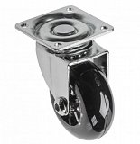 Kolečko nábytkové D35 černé s plotničkou 