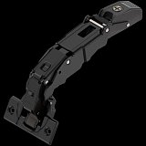 BLUM CLIP TOP 155° závěs NA VRUT s nulovým přesahem naložený BLUMOTION ČERNÝ ONYX