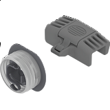 BLUM Sada unašečů pro vnitřní zásuvku - ŠEDÁ/BÍLÁ