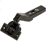 BLUM CLIP TOP 95° závěs NA VRUT +45° I polonaložený BLUMOTION ČERNÝ ONYX