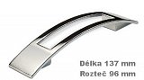 úchytka 2113 ZN1 chrom lesklý 96mm