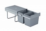 Výsuvný odpadkový 2-koš 2x15l pod dřez do skříňky 40cm