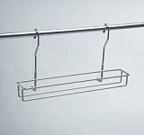 Polička na kořenky pro 6ks kořenek chrom mat