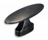 úchytka 2441-56 ZN75 železo černé broušené