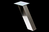 Barová konzola šikmá 50x50x210 CHROM